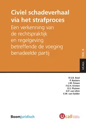 Omslag van Civiel schadeverhaal via het strafproces