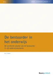 Omslag van De bestuurder in het onderwijs