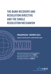 Omslag van The Bank Recovery and Resolution Dir4ective and the Single Resolution Mechanism