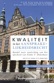 Omslag van Kwaliteit in het aansprakelijkheidsrecht