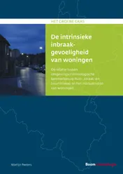 Omslag van De intrinsieke inbraakgevoeligheid van woningen