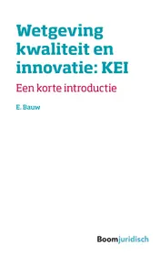 Omslag van Wetgeving kwaliteit en innovatie: KEI