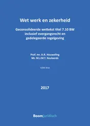 Omslag van Wet werk en zekerheid 2017