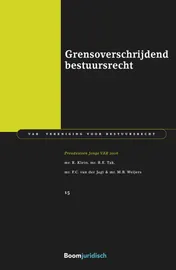 Omslag van Grensoverschrijdend bestuursrecht