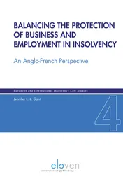 Omslag van Balancing the protection of business and employment in insolvency