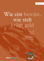 Omslag van Wie eist bewijst, wie stelt krijgt geld