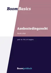 Omslag van Boom basics aanbestedingsrecht