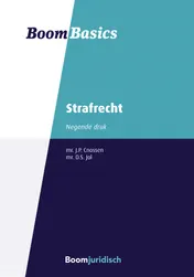 Omslag van Boom Basics Strafrecht