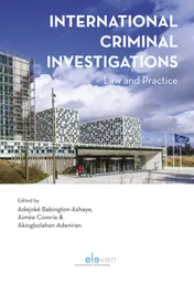 Omslag van International criminal investigations