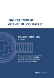 Omslag van Universele werking voor niet-EU insolventies?