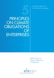 Omslag van Principles on climate obligations of enterprises