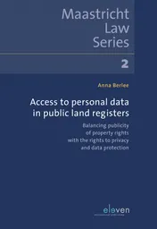 Omslag van Access to Personal Data in Public Land Registers