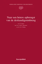 Omslag van Naar een betere opbrengst van de deskundigeninbreng