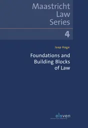Omslag van Foundations and Building Blocks of Law