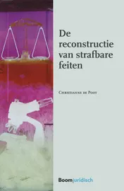 Omslag van De reconstructie van strafbare feiten