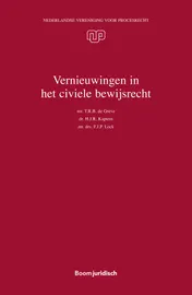 Omslag van Vernieuwingen in het civiele bewijsrecht