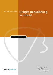 Omslag van Gelijke behandeling in arbeid