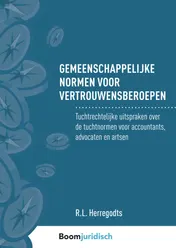 Omslag van Gemeenschappelijke normen voor vertrouwensberoepen