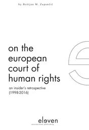 Omslag van On the European Court of Human Rights