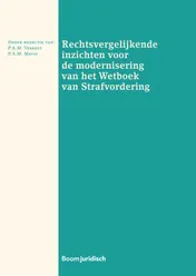 Omslag van Rechtsvergelijkende inzichten voor de modernisering van het Wetboek van Strafvordering