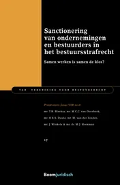 Omslag van Sanctionering van ondernemingen en bestuurders in het bestuursstrafrecht