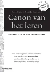 Omslag van Canon van het leren