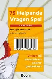 Omslag van 75 helpende vragen spel