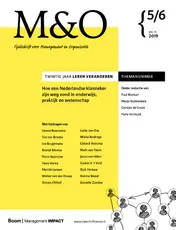 Omslag van Twintig jaar Leren veranderen (themanummer M&O)