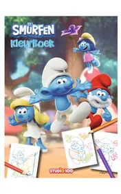 Omslag van De Smurfen : kleurboek
