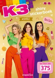 Omslag van K3 : stickerboek - Shiny stickers
