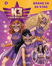 Omslag van K3 : leesboek - Superhelden