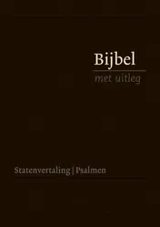 Omslag van Bijbel met uitleg - grote letter