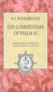 Omslag van Een commentaar op Psalm 45