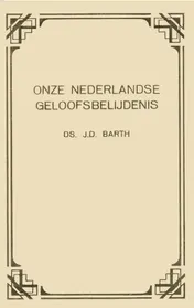 Omslag van Onze Nederlandse geloofsbelijdenis