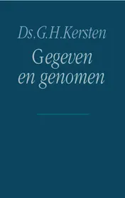 Omslag van Gegeven en genomen