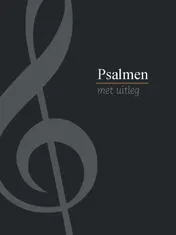 Omslag van Psalmboek met uitleg (zwart)