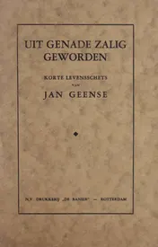 Omslag van Uit genade zalig geworden