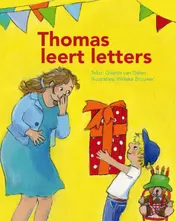 Omslag van Thomas leert letters