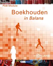Omslag van PDB module boekhouden in balans
