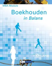 Omslag van MBA module boekhouden in balans