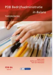 Omslag van PDB Bedrijfsadministratie in balans niveau 4 - Theorieboek