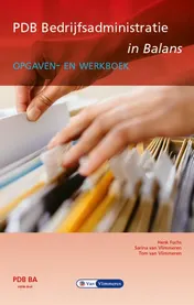 Omslag van PDB Bedrijfsadministratie in Balans niveau 4 - opgaven/werkboek
