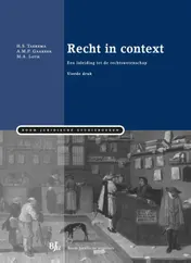 Omslag van Recht in context