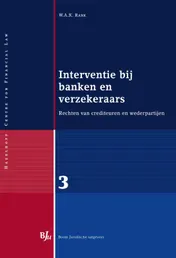 Omslag van Interventie bij banken en verzekeraars