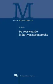 Omslag van De voorwaarde in het vermogensrecht