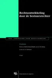 Omslag van Rechtsontwikkeling door de bestuursrechter
