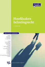 Omslag van Hoofdzaken belastingrecht