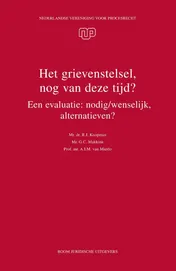 Omslag van Het grievenstelsel, nog van deze tijd?