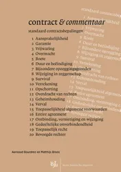 Omslag van Contract & commentaar