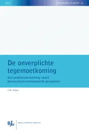 Omslag van De onverplichte tegemoetkoming